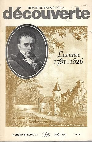 Seller image for Commmoration du bicentenaire de la naissance de Laennec : 1781-1826 : colloque organis au Collge de France, les 18 et 19 fvrier 1981. for sale by PRISCA