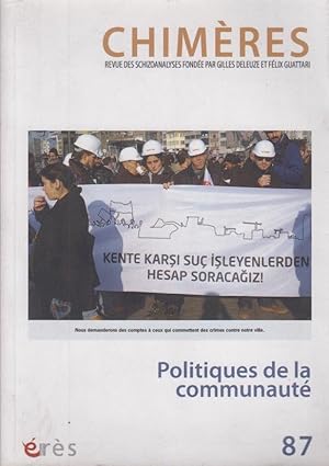 Imagen del vendedor de Chimres. - N 87 - Politiques de la communaut. a la venta por PRISCA