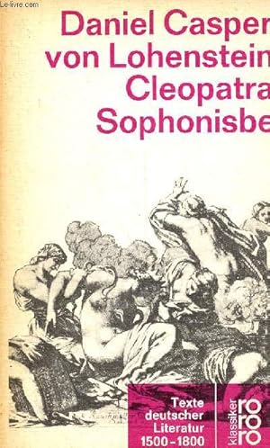 Bild des Verkufers fr Cleopatra Sophonisbe - rowohlt n514/515. zum Verkauf von Le-Livre