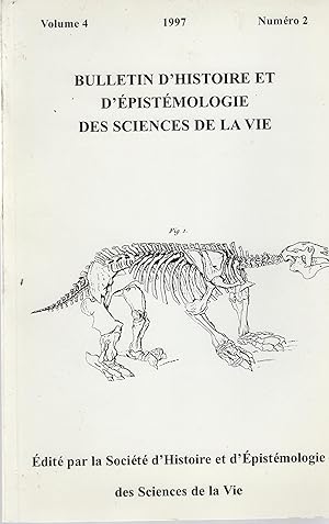 Seller image for Bulletin d'Histoire et d'pistmologie des Sciences de la vie. - Volume 4 - N 2 for sale by PRISCA