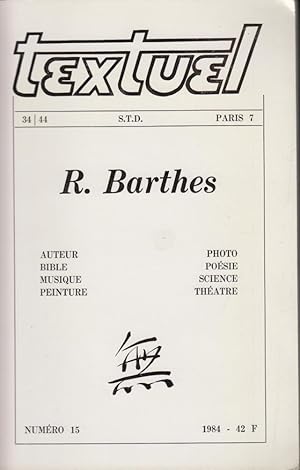 Imagen del vendedor de Textuel. - N 15 - ROLAND BarthEs a la venta por PRISCA