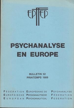 Seller image for Psychanalyse en Europe. - Bulletin 32 for sale by PRISCA