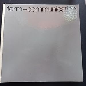 Imagen del vendedor de Form + communication a la venta por Vrtigo Libros