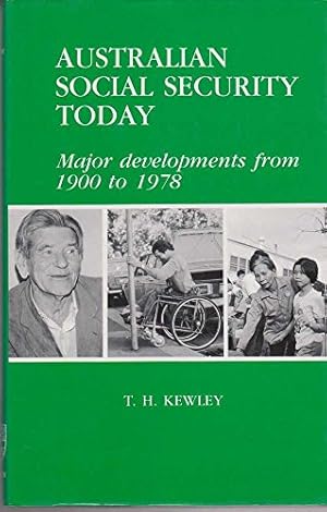 Seller image for Australian Social Security Today: Major Developments from 1900-78 for sale by WeBuyBooks