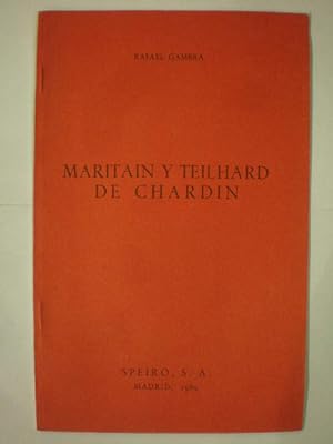 Imagen del vendedor de Maritain y Teilhard de Chardin a la venta por Librera Antonio Azorn