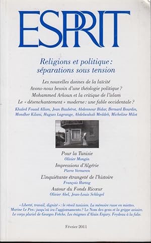 Seller image for Esprit. - N 372 - Religions et politique : sparations sous tension. for sale by PRISCA