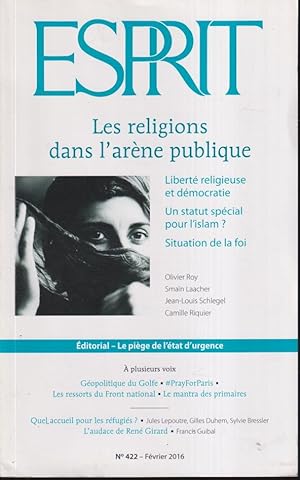 Bild des Verkufers fr Esprit - N 422 - Les religions dans l'arne publique. zum Verkauf von PRISCA