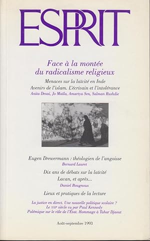 Seller image for Esprit - N 194 - Face  la monte du radicalisme religieux. for sale by PRISCA