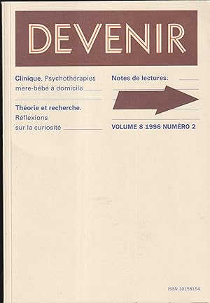 Image du vendeur pour Devenir. - Volume 8 - N 2 mis en vente par PRISCA