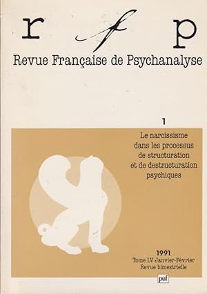 Imagen del vendedor de Revue Franaise de Psychanalyse - N 1 - Tome LV - Le narcissisme dans les processus de structuration et de dstructuration psychiques. a la venta por PRISCA