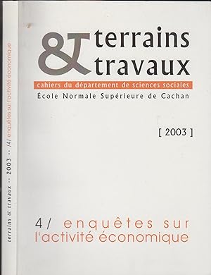 Image du vendeur pour Terrains & Travaux. Cahiers du dpartement de sciences sociales. cole Normale Suprieure de Cachan. - N 4 - Enqute sur l'activit conomique. mis en vente par PRISCA