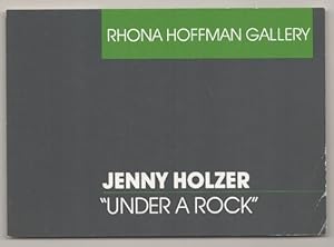 Bild des Verkufers fr Jenny Holzer: Under a Rock zum Verkauf von Jeff Hirsch Books, ABAA