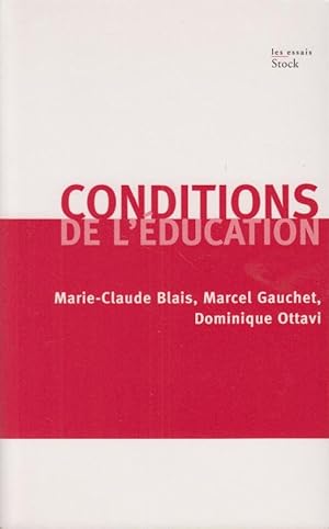 Seller image for Conditions de l'ducation for sale by PRISCA