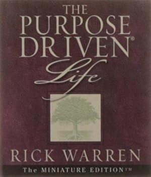 Bild des Verkufers fr Purpose-driven Life: What on Earth Am I Here For? (Miniature Edition) zum Verkauf von WeBuyBooks