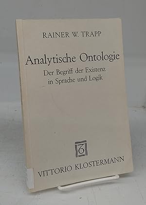 Imagen del vendedor de Analytische Ontologie: Der Begriff der Exitenz in Sprache und Logik a la venta por Attic Books (ABAC, ILAB)