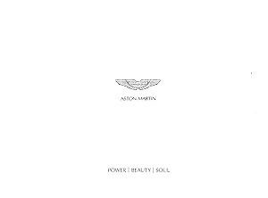 Aston Martin Sales Brochure: Power, Beauty and Soul