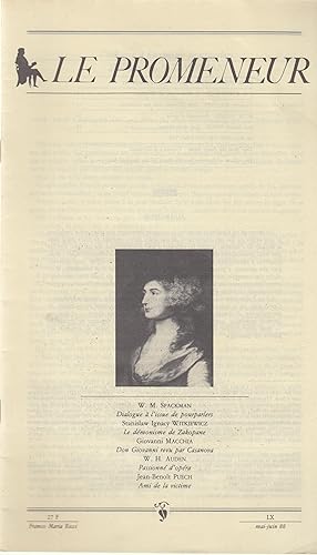 Imagen del vendedor de Le Promeneur - Vol. LX - Mai/Juin 1988 a la venta por PRISCA