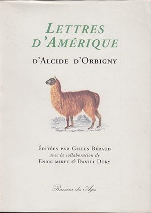 Seller image for Lettres d'Amrique d'Alcide d'Orbigny for sale by PRISCA