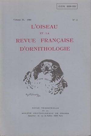 Image du vendeur pour L'Oiseau et la Revue Franaise d'Ornithologie. - Volume 55 - N 2 mis en vente par PRISCA