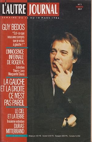 Immagine del venditore per L'Autre Journal (direction Michel Butel) n 3 1986 venduto da PRISCA