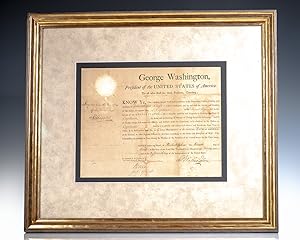 George Washington Signed Military Commission.