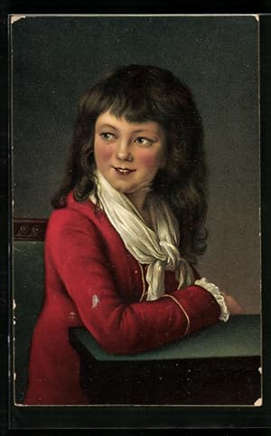 Bild des Verkufers fr Knstler-Ansichtskarte Stengel, Co. Nr. 29189: Portrait of a Boy in red zum Verkauf von Bartko-Reher