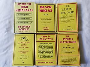 Seller image for Run of 14 Victor Gallancz novels, many Archive or File copies, 1953-1968: Beyond the High Himalayas, William O Douglas, 1953; Black Niklas, James Cadell, 1954; The Leap in the Dark, R H Ward, 1954; A Piece of Luck, Frances Gray Patton, 1955; A Man to Conjure With, Jonathan Baumbach, 1956; The Asphalt Playground, John Wiles, 1958; The Isle of Princes, Hason, Ozbekhan, 1958; The Governor, Alan Thomas, 1961; Who Dare to Live, Ruth Lucas, 1965; Burster, James Tucker, 1966; Charlie Pocock's Indian Bride, 1967; Sisters and Brothers, Janet Stevenson, 1967 ; An Extraordinary Afternoon, Winifred Wilkinson, 1968; Precious Little, Joseph Whitehill, 1968; The Malevolent Despot, I J Collings, 1968 for sale by M&B Books