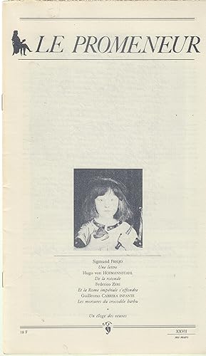 Immagine del venditore per Le Promeneur - XXVII - mi-mars 1984 venduto da PRISCA