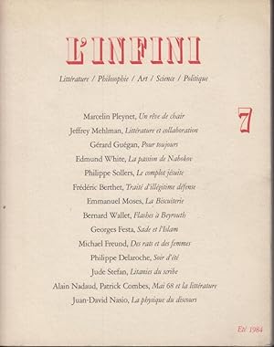 Seller image for L'Infini - N 7 for sale by PRISCA