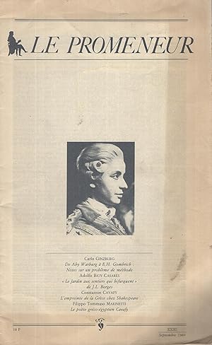 Seller image for LE PROMENEUR. XXXI - Septembre 1984. for sale by PRISCA