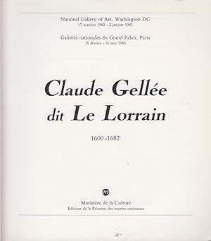 Seller image for Claude Gellee dit Le Lorrain : 1600-1682 for sale by PRISCA