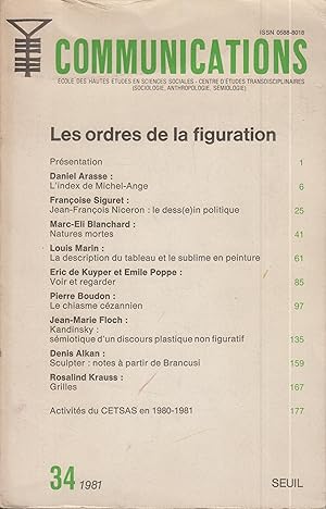 Seller image for Les ordres de la figuration for sale by PRISCA