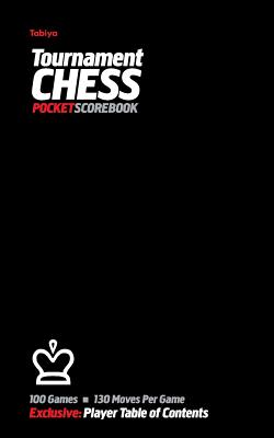 Imagen del vendedor de Tabiya Tournament Chess Pocket Scorebook: Cover Style: Black (Paperback or Softback) a la venta por BargainBookStores