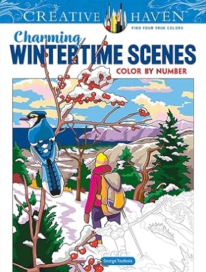 Seller image for Creative Haven Charming Wintertime Scenes Color by Number (Paperback or Softback) for sale by BargainBookStores