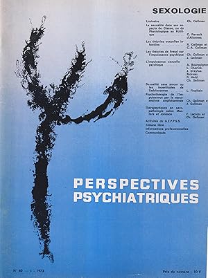 Bild des Verkufers fr Perspectives Psychiatriques. - N 40 - Sexologie. zum Verkauf von PRISCA