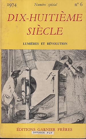 Image du vendeur pour Lumires et rvolution. mis en vente par PRISCA