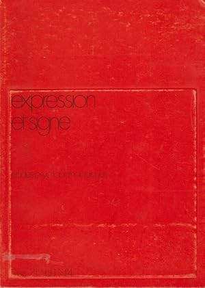 Bild des Verkufers fr Expression et signe. - tudes psychopathologiques. - Vol. 1 - N 4 zum Verkauf von PRISCA