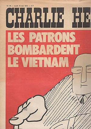 Bild des Verkufers fr Charlie Hebdo N78 - Lundi 15 Mai 1972 zum Verkauf von PRISCA