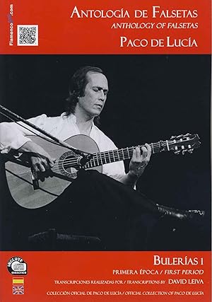 Bild des Verkufers fr PACO DE LUCIA - Antologia de Falsetas (Bulerias 1) para Guitarra Tab (Inc.CD) (Leiva) zum Verkauf von Mega Music