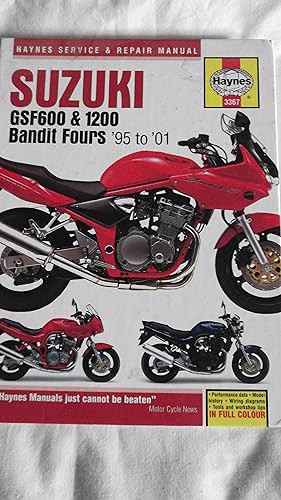 Image du vendeur pour Suzuki GSF600 & 1200 Bandit Fours '95 to '01 mis en vente par A.G.Colven (Books)