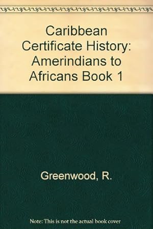 Bild des Verkufers fr Caribbean Cert History 1 American Indians 2e zum Verkauf von WeBuyBooks