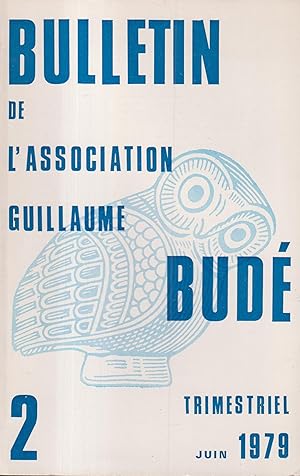 Imagen del vendedor de Bulletin de l'Association Guillaume Bud. - N 2 a la venta por PRISCA