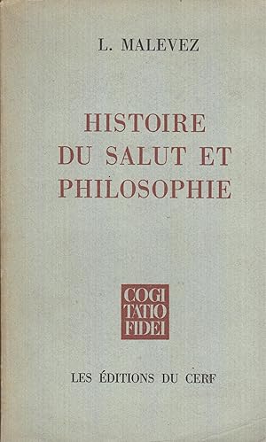 Imagen del vendedor de Histoire du Salut et Philosophie a la venta por PRISCA