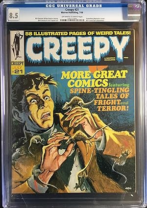 Imagen del vendedor de CREEPY No. 21 (July 1968) - CGC Graded 8.5 (VF=) a la venta por OUTSIDER ENTERPRISES