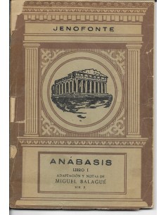 Imagen del vendedor de ANABASIS Libro I Adaptacin y notas de Miguel Balagu a la venta por Librovicios