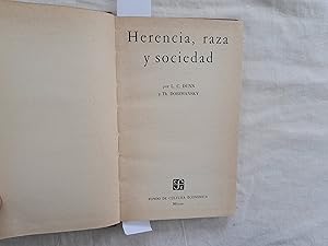 Imagen del vendedor de Herencia, raza y sociedad. a la venta por Librera "Franz Kafka" Mxico.