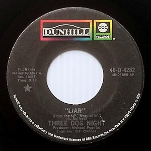 Seller image for Liar / Can't Get Enough of It [7" 45 rpm Single] for sale by Kayleighbug Books, IOBA