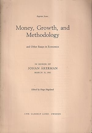 Imagen del vendedor de Money,growth,and methodology and other essays in economics in honor of johan akerman, march 31,1961. a la venta por PRISCA