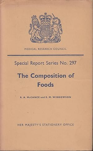 Image du vendeur pour Medical Research Council - Special Report Series N 297 - The Composition of Foods. mis en vente par PRISCA