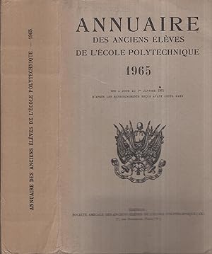 Image du vendeur pour Annuaire des anciens lves de l'Ecole Polytechnique. mis en vente par PRISCA